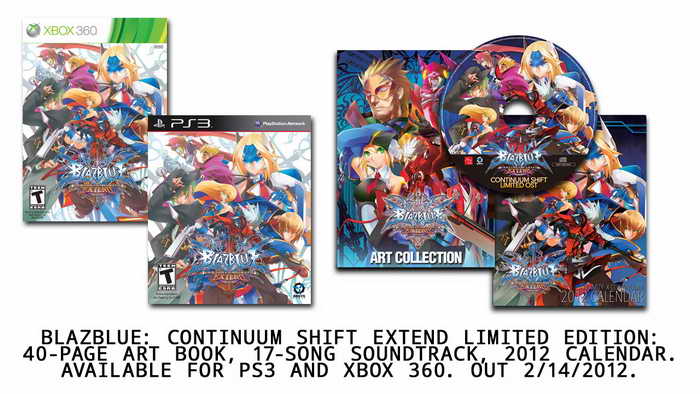 BLAZBLUE CONTINUUM SHIFT EXTEND CONTINUUM SHIFT LIMITED OST